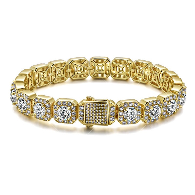 Bracelet braclet luxury designer h bracelet women designer jewelry bracelet men mens bracelet designer for women bracelet 10mm Rock Candy Chain with F - view 6
