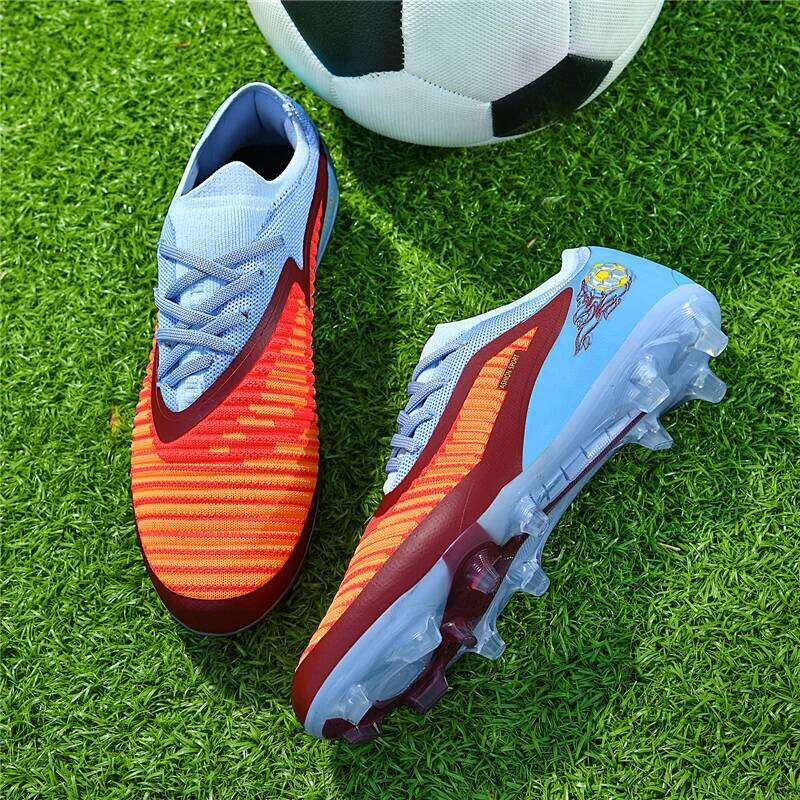 8535 Mens Shoes Training TF/FG Outdoor Sport Football Boots Adult Long Spikes Non Slip Match Soccer Cleats 35-45