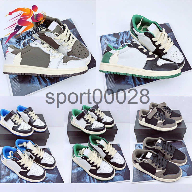 Kids Low Basketball Shoes Black White Toddler Green Game Royal Obsidian Chicago Bred Athletic Sneakers Multi-Color Tie-Dye Outdoor Size 26-35