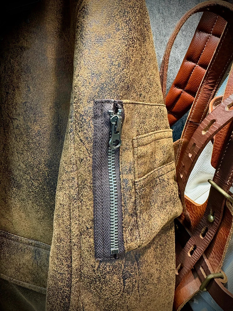 25AW Winter Shearling Trucker Jacket for Men Thermal Warm Thickened Suede Lambskin American Vintage Motorcycle Style Coats 4XL 251219