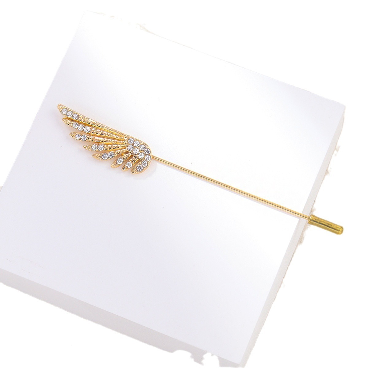 Korean Style Trendy Men's Brooch Vintage Brooch Unisex Small Suit Insert Brooch Accessories One-word Pin Brooch