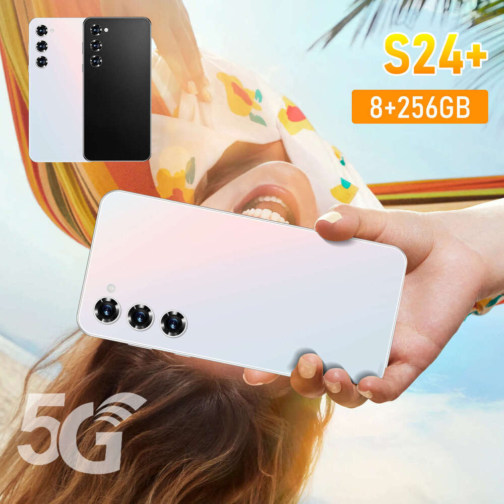 Famous brand cross-border internet celebrity new model S24+smartphone 8+256G Android 4G niche phone source factory