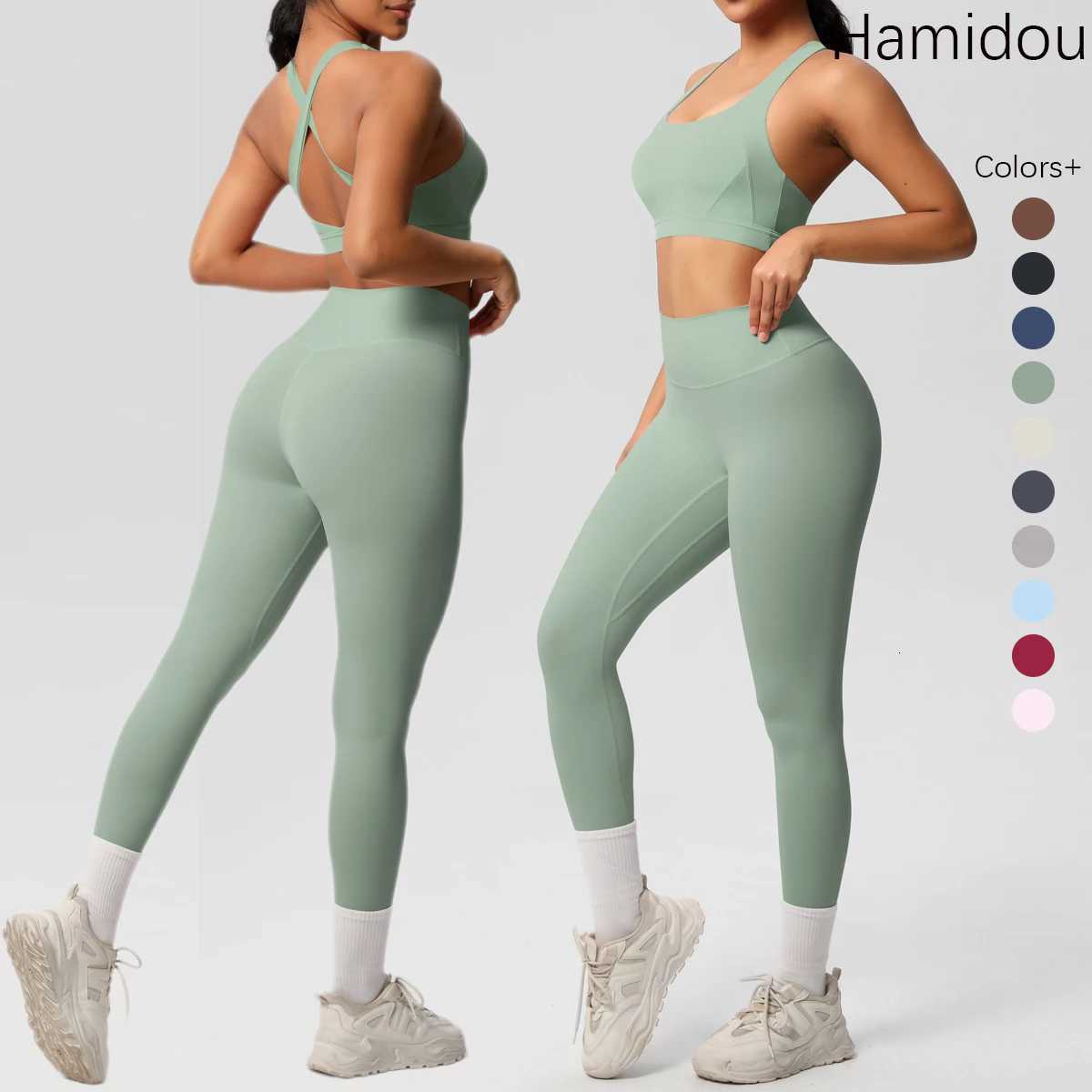 Women 2pcs Patchwork Sport Yoga Suit Training Sleeveless Sport Gym Tops Tummy Control Slimming Booty Leggings Yoga Suit Sportst251219