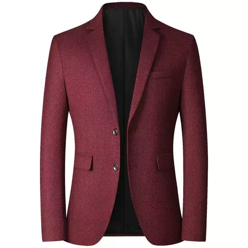T2701 Formal Business Casual Suit, Korean Style, Slim Fit, Suitable for Interviews, Work, Groom, Best Man, Wedding Suit