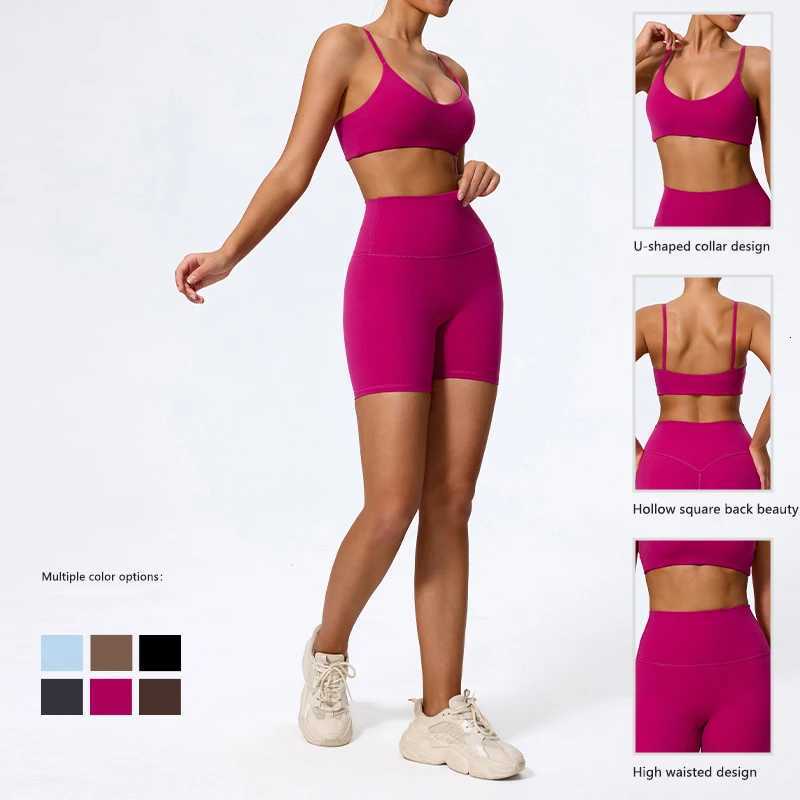 Ctenkevet Summer Women 2Pcs Sleeveless Sports Set Female Gym Two-piece Yoga Set High Waist Breathable legging Sportswear Woment251219