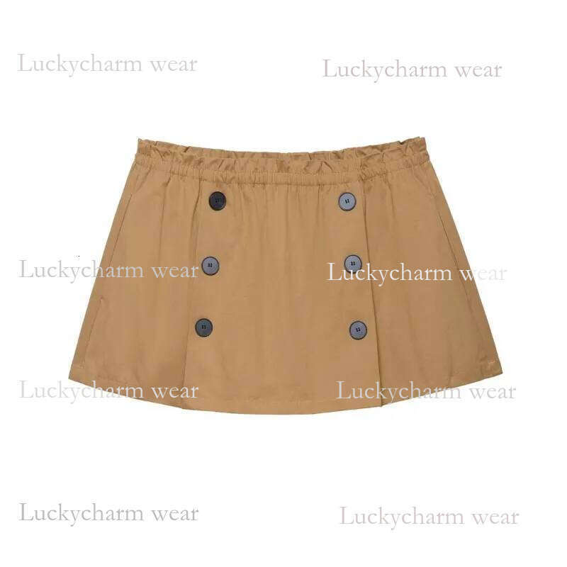 Hipseam Mid Waist Pants Set Women Casual Autumn High Collar Short Trench Coat Shorts Button Skort Female Outfit