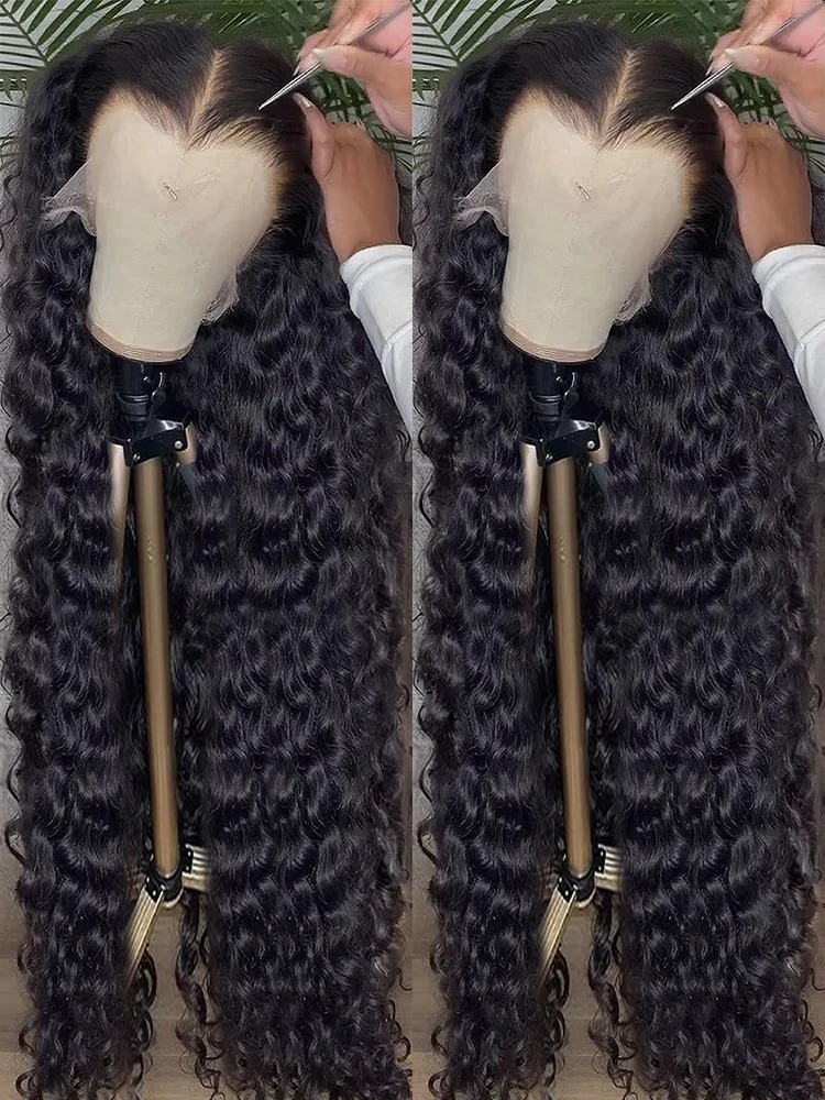 Brazilian Curly Human Hair Wig 13x4 13x6 HD Lace Frontal Wig 360 Full Lace Wig Ready To Wear Glueless Preplucked Cosplay For Women On Sale