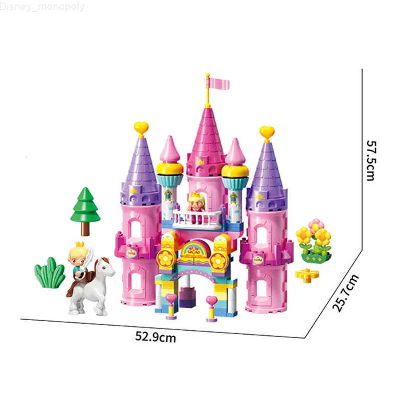 Disney Childrens Dream Castle Building Blocks Set Compatible with Other Brands Educational Toy for Girls H251219
