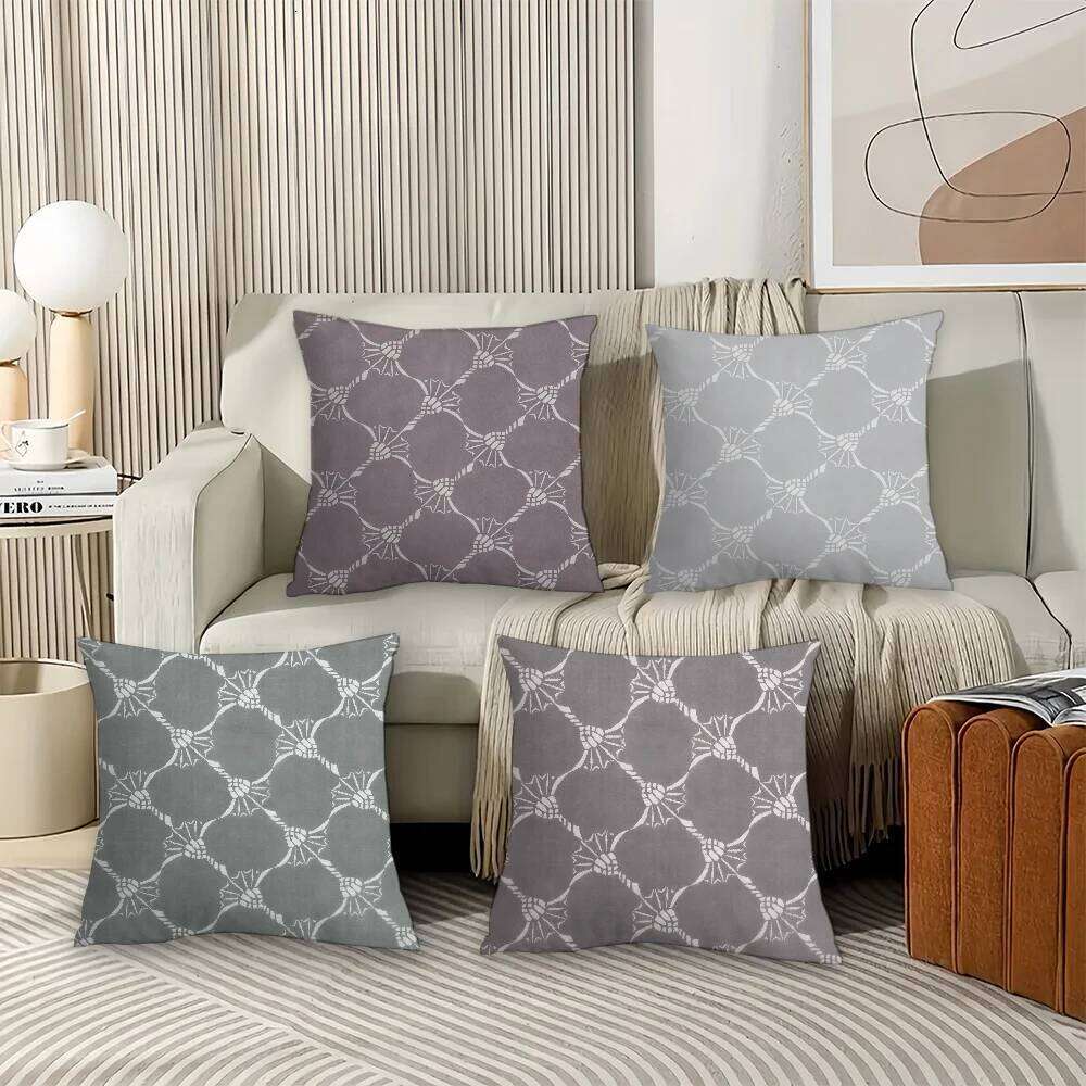 Fashion J-jooP-p Repetition Pillow Case Office Cushions Suitable For Sofa Car Bedroom Decorative Cushion Cover 25H1219