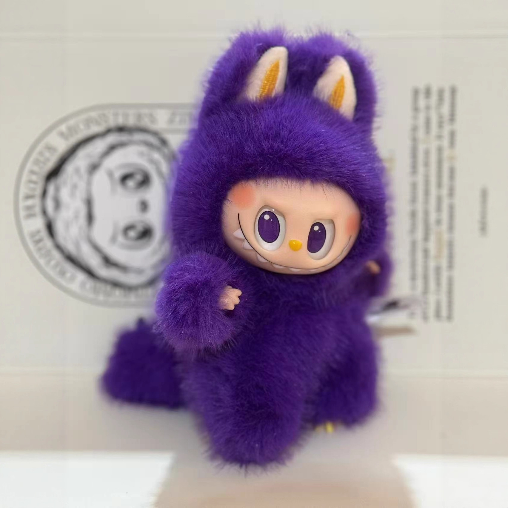 20cm Labubu Edition Exciting Macaron Big Energy PVC Material for Hidden Figure Character