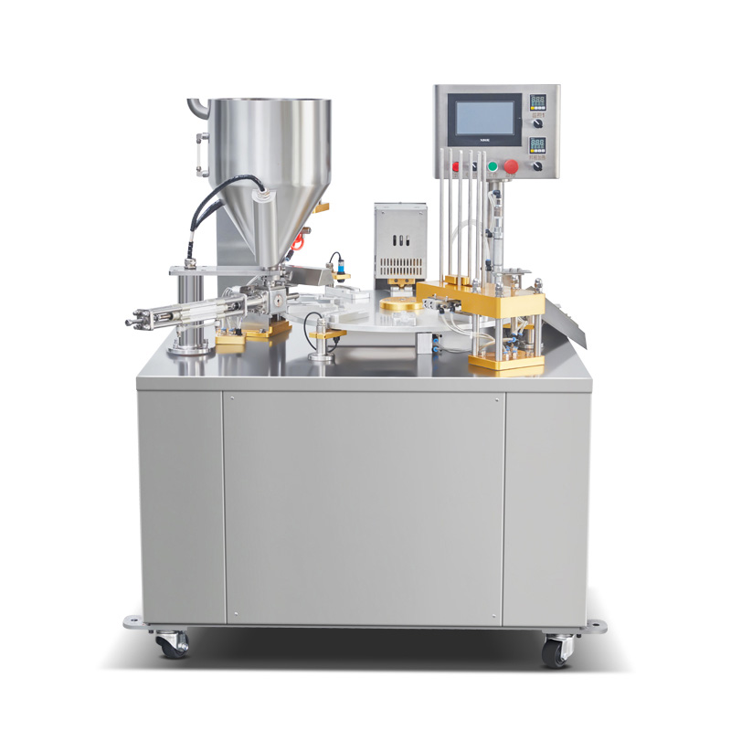 Multi-Function Cup Filling and Sealing Machine with Gas Flushing and Nitrogen Protection