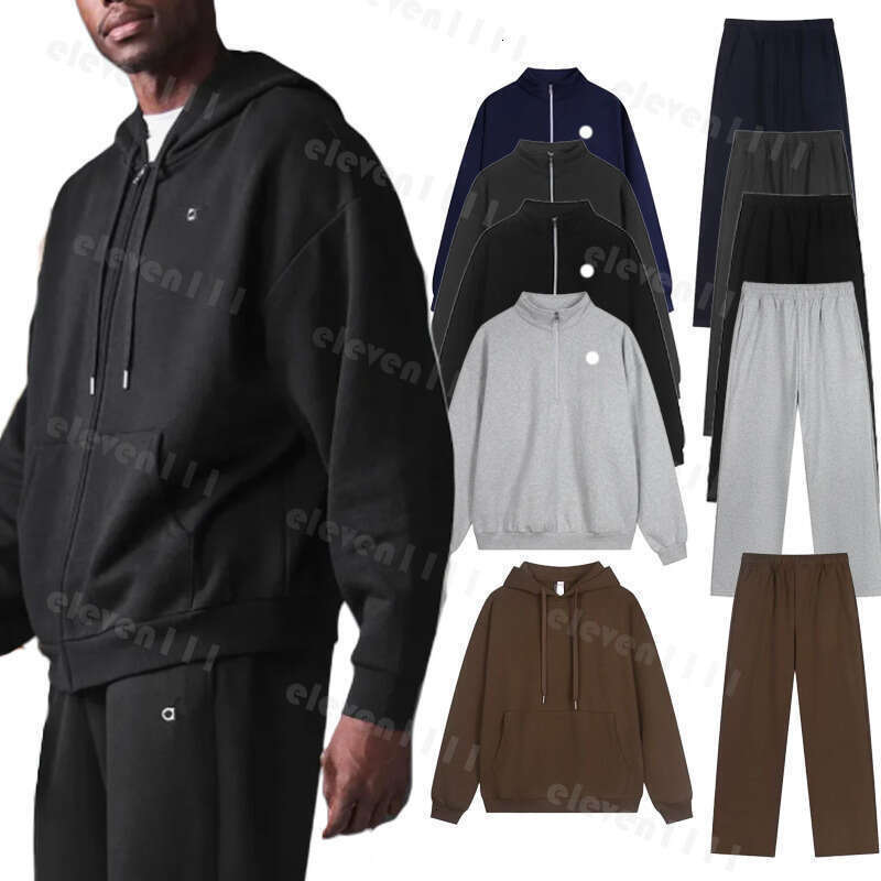 NEW Women Men Sets Designer Alonessitys Sweatshirt Sweatpants Hoodie Accolade Jacket Quarter Pullover Yoga 1/4 Full Zip Crew Neck Alonessitys Pants men Clothes