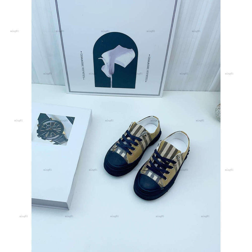 Brand Child Sneakers Side embossing kids shoes Size 26-35 Including paper boxes protection baby casual shoes A437X12N106-a