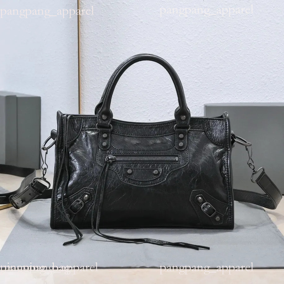 Designer Bag Classic Neo City Motorcycle Luxury Sheepskin Genuine Leather Shoulder HandbagDesignerbaleniagaCrossbody Attached Mirror 31CM Blue 12A Quality 5e8