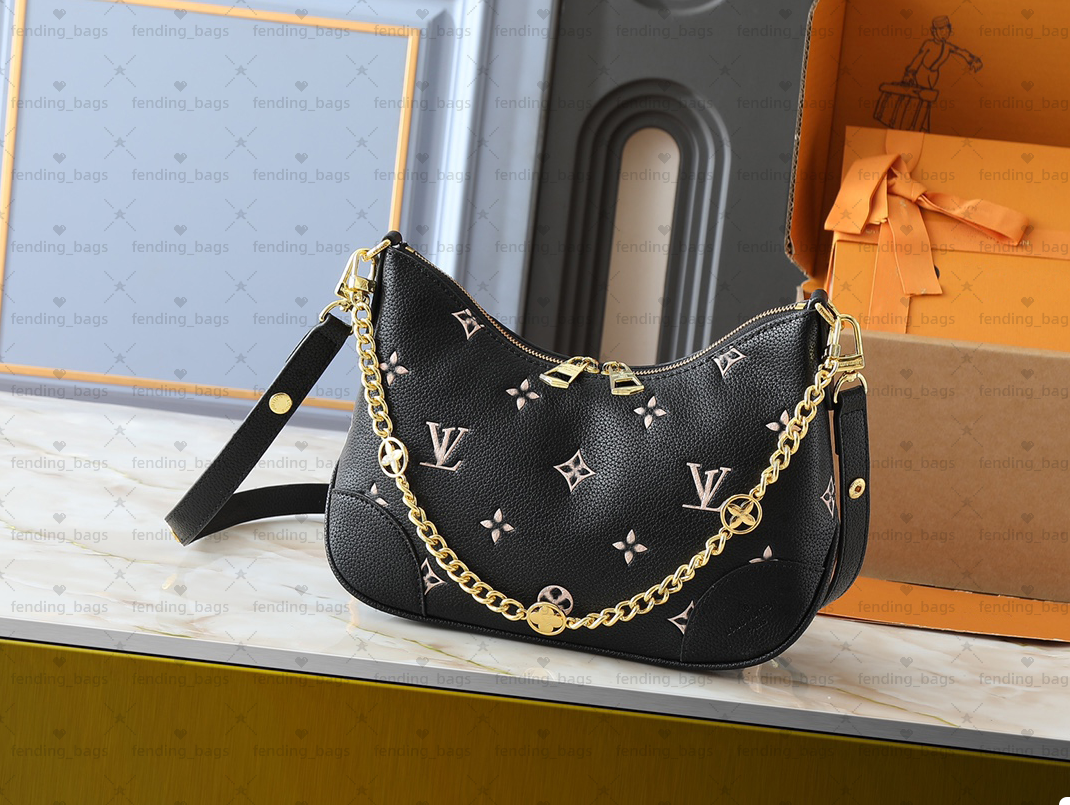 High quality New boulogne bag Womens crossbody shoulder bag Original designer handbag Soft leather chain Shopping bags tote fashion Hobo clutch bag Luxury Purse