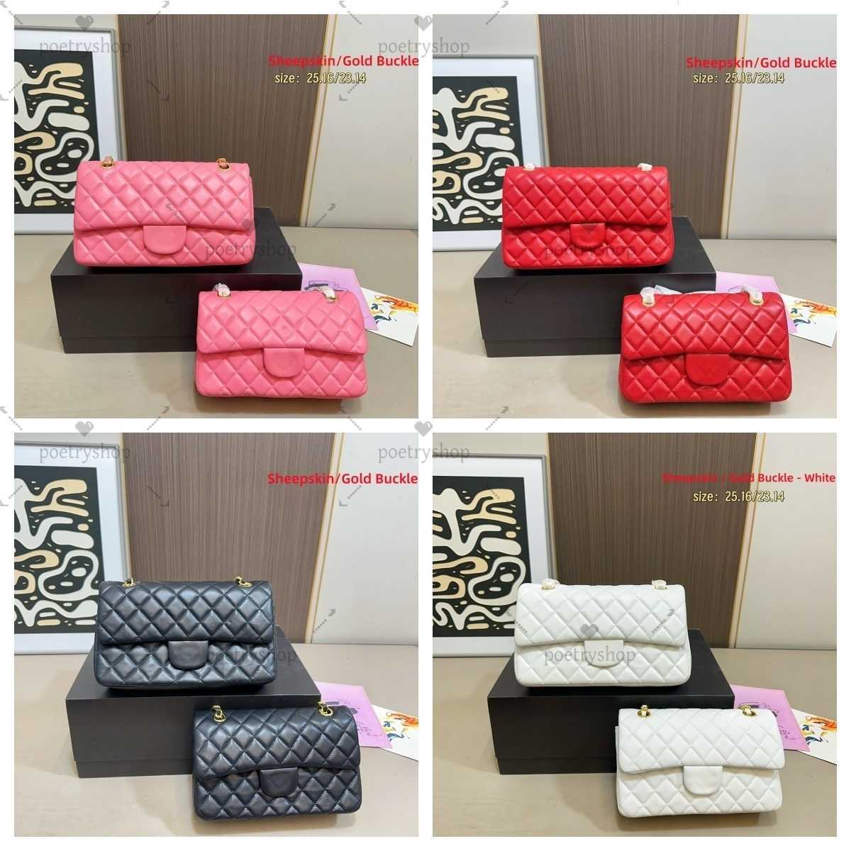 New Bags Designer CF chains Women Shoulder Classic CC Flap Evening Wallet High quality Crossbody Purse pouch sequin Hobos bag Goldsilver hardware Luxury Handbag