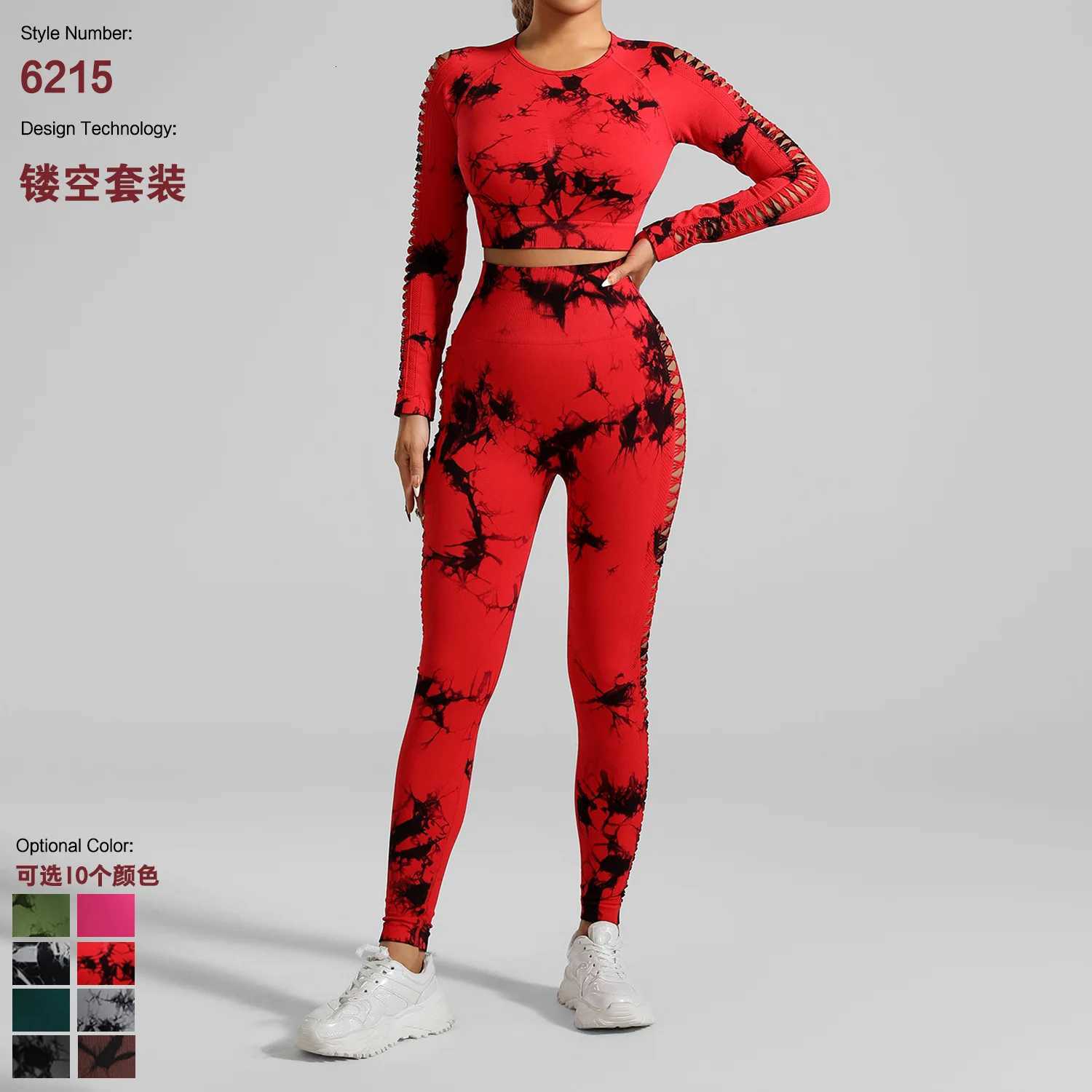 Yoga Sport Outfit For Woman Fitness Womens Two Pieces Pant Sets Suits Tracksuit Sportswear Woman Gym Yoga Workout Clothest251219