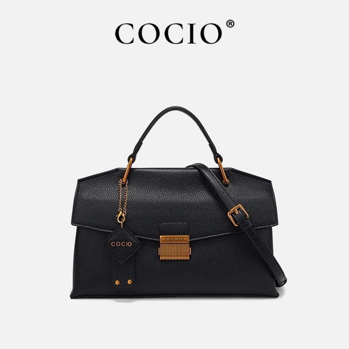 COCIO Luxury Factory Store Wallet Shoulder Bag Beach Bag Clutch Makeup Bag Saddle Bag Tote Bag Solid Color Tote Wallet Flip-Top Mini Makeup Bag Evenin