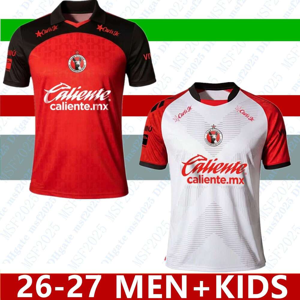 25 26 27 Tijuana de Xolos soccer jerseys 2025 2026 Mexico Club Gonzalez Reynoso Alvarez Ake Loba Rivera home away third football shirt size 3XL 4XL 888