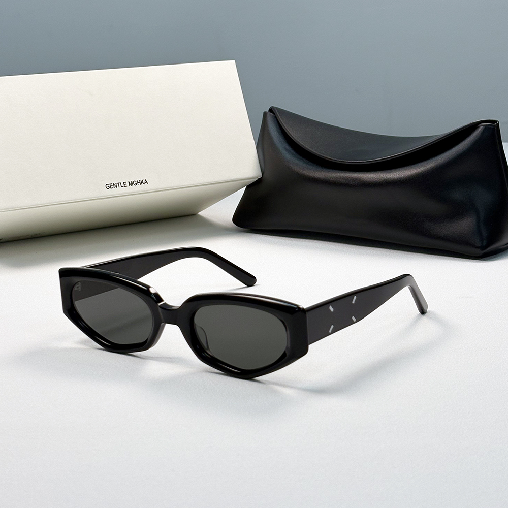 GENTLE MGHKA Acetate sunglasses Fashion luxury Brand gm Sunglasses vintage Square driving monter For men women MM205 Sunglasses UV400 With Original packaging