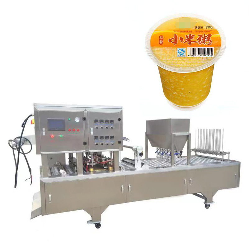 Automatic Cup Filling and Sealing Machine for Liquids, Creams and Semi-Solid Products