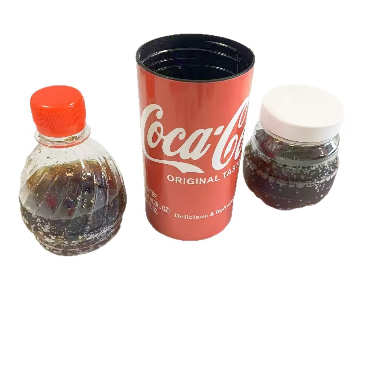 PC Coke Beverages Fake Water Bottle Shape Surprise Secret Hidden Safes Security Container Stash Safe Money Box Plastic Stash Jars Org Tools