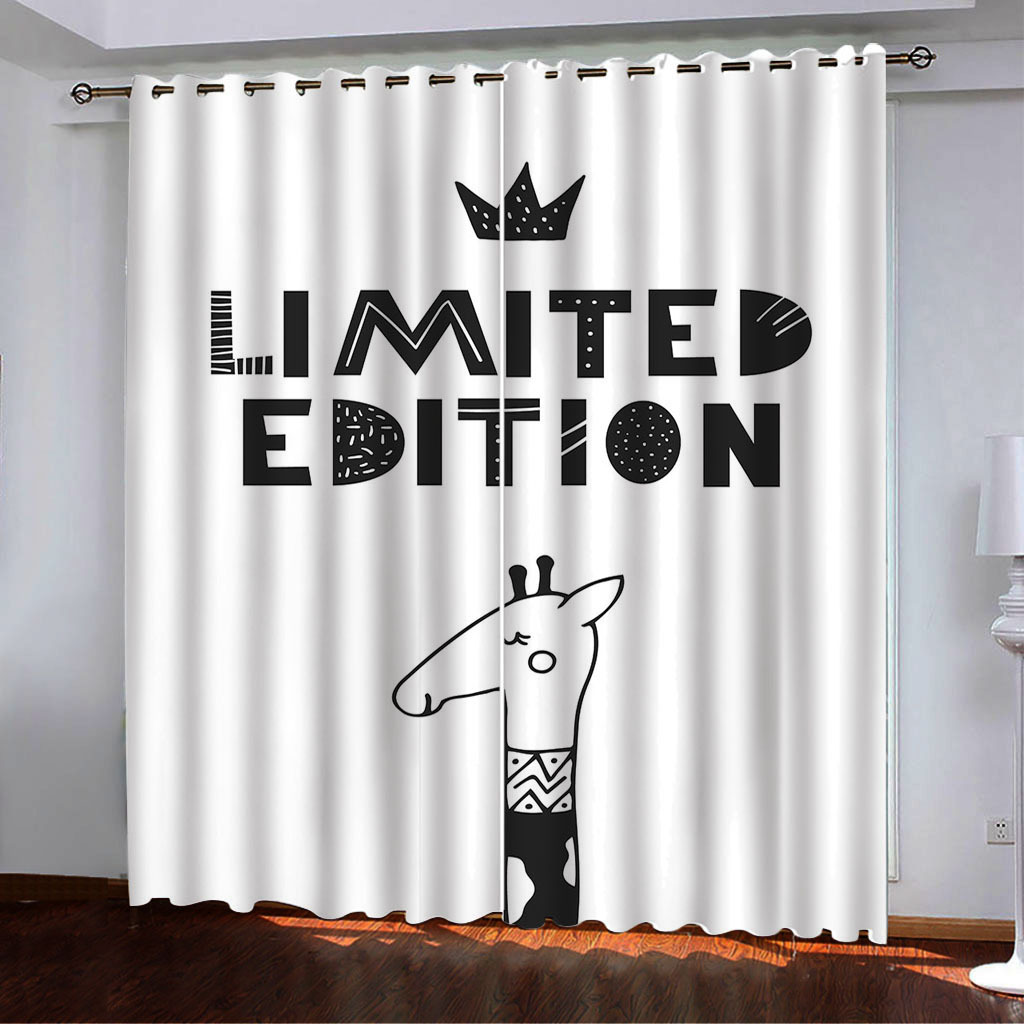 YL-38001 Floral Printed High-Density Blackout Curtain Available for Cross-Border Trade, 3D Digital Printing, Custom Designs Accepted.