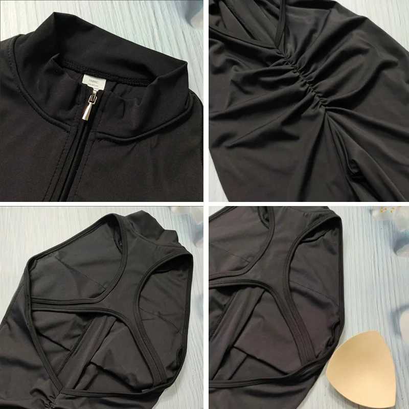 Scrunch Gym Jumpsuit Womens Fitness Suit Short Sets Sports Overalls for Woman Tracksuit Yoga Clothing Zipper Workout Sportsweart251219