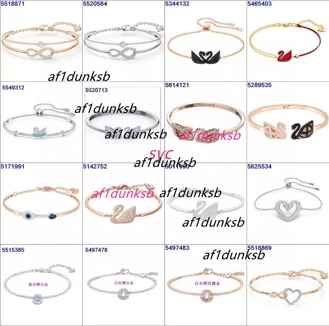 Famous Designer Luxury Jewelry Womens Necklaces and Bracelets Shijia HighQuality Swarovski Element Crystal Womens Bracelet Classic Beating Hea Swarovski HGRO