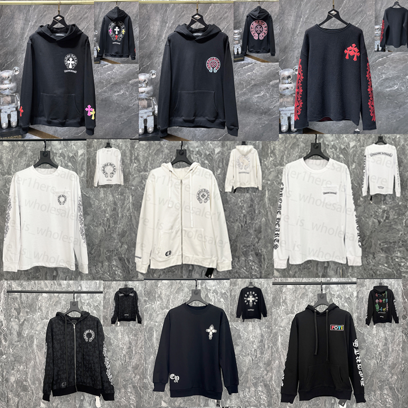 10A chrome hoodie designer hoodie high-quality men's women's hoodies sweatshirts pullovers letter printed zippers long sleeves street fashion spider hoodie