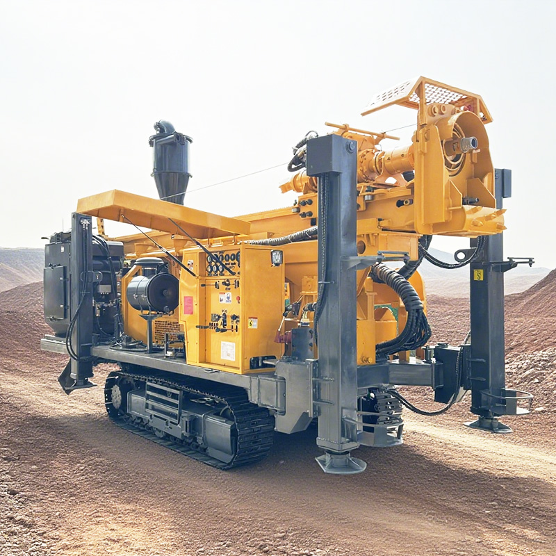 Cost-Effective 200m RC Drill Rig for Mineral Sampling and Productive Water Well Drilling