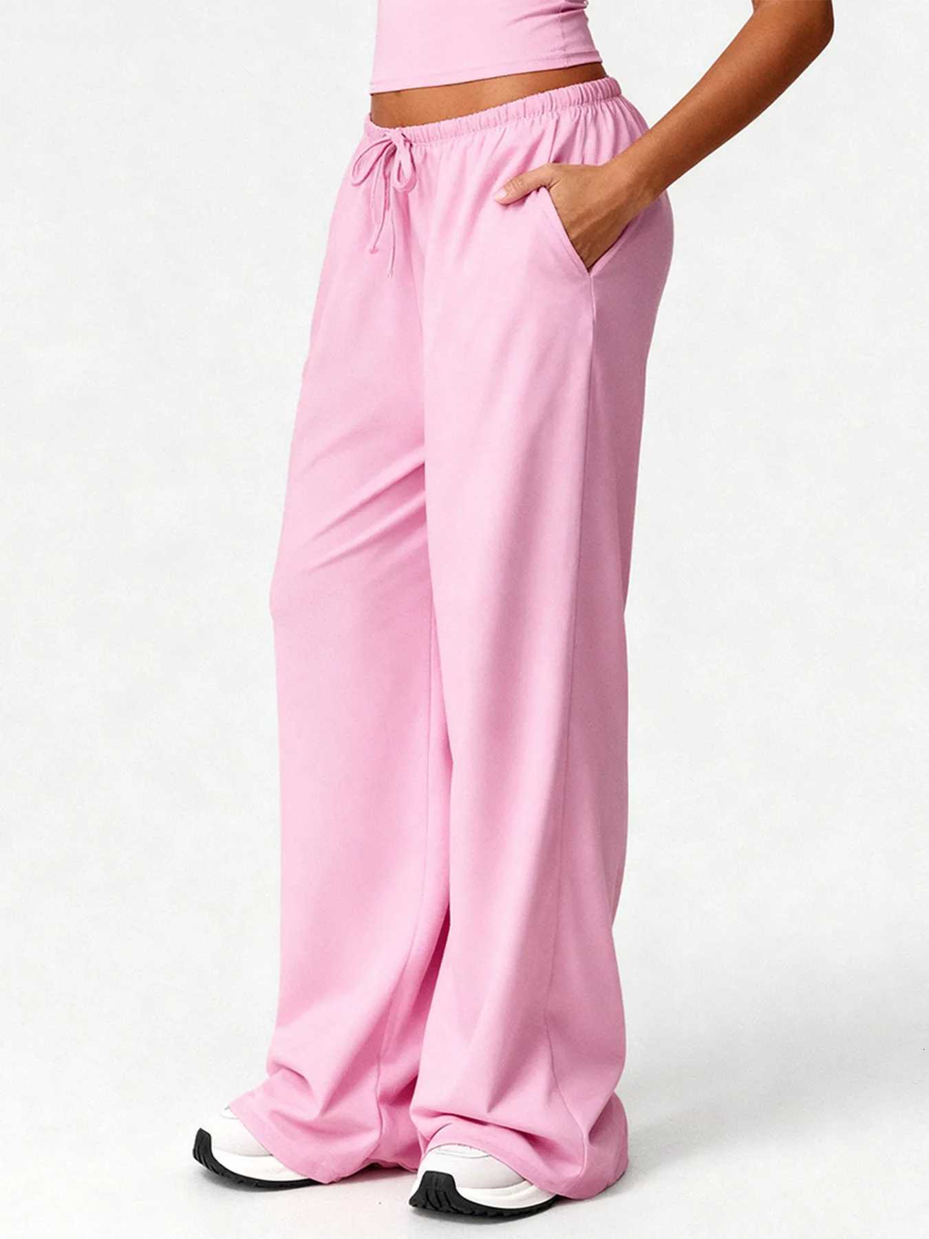 European and American yoga fitness suit quick-drying beautiful back camisole high waist flared pants running casual weart251219