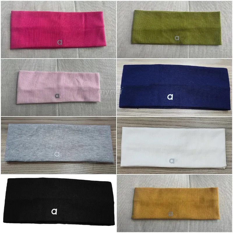 Yoga Hair Bands Wide Fitness Excerise Supplies Running Gym Sport knitted Elasticity Headband Absorb Sweat