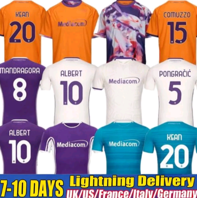 25 26 FioRentInaS Soccer Jerseys KEAN MANDRAGORA GOSENS 2025 2026 ALBERT BELTRAN ADLI CATALDI RANIERI COLPANI BOVE Men Uniforms Football Shirts Kids Kits