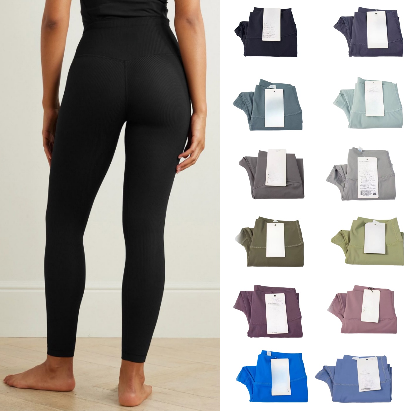 Leica fabric Logo reinforced prevent peeling off Washable label Correct pocket design Designer Pants Outfits Running shopping Gym luluity lemonive set women