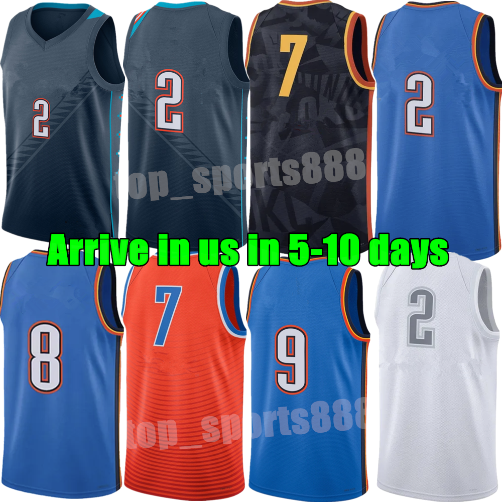 Custom Shai 2 Gilgeous-Alexander Chet 7 Holmgren Basketball Jerseys Okc Luguentz Dort Jalen Willia ms Giddey lsaiah Dieng Joe Thunders Cason Wallace Alex Caruso City