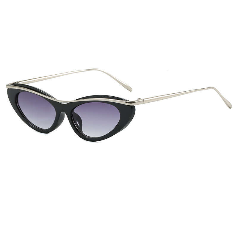 Sunglassses designer sun glasses Small Frame Cat Eye Personality New Ins Internet Celebrity High-End Retro Fashion Versatile