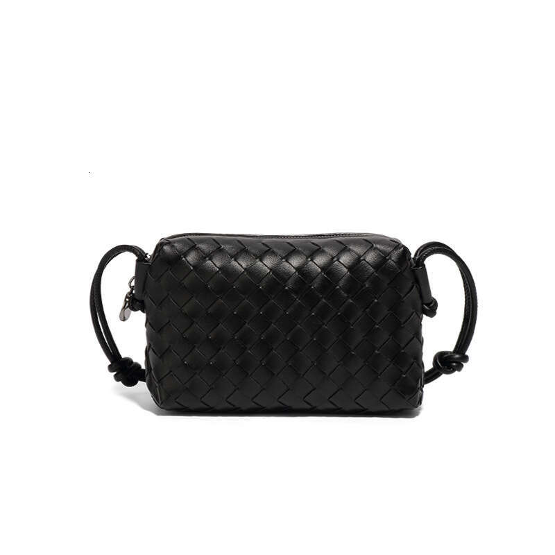 European and American Fashion Cross-Border Manufacturer Woven Small Square Women's Crossbody Casual Shoulder Phone Bag 2025 New Trend