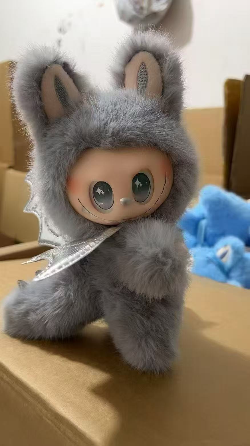 20cm Labubu Edition Exciting Macaron Big Energy PVC Material for Hidden Figure Character