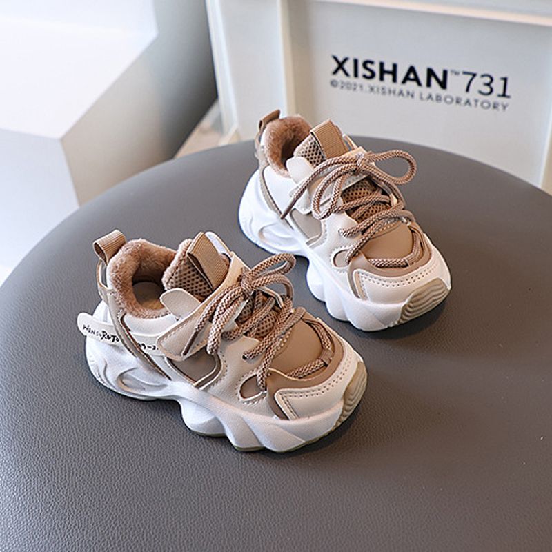 Baby Toddler Winter For Boys Girls Warm Little Kids Enfant Casual Sneakers Non-slip Children Sport Shoes Size 21 - 30 K0146 H260207