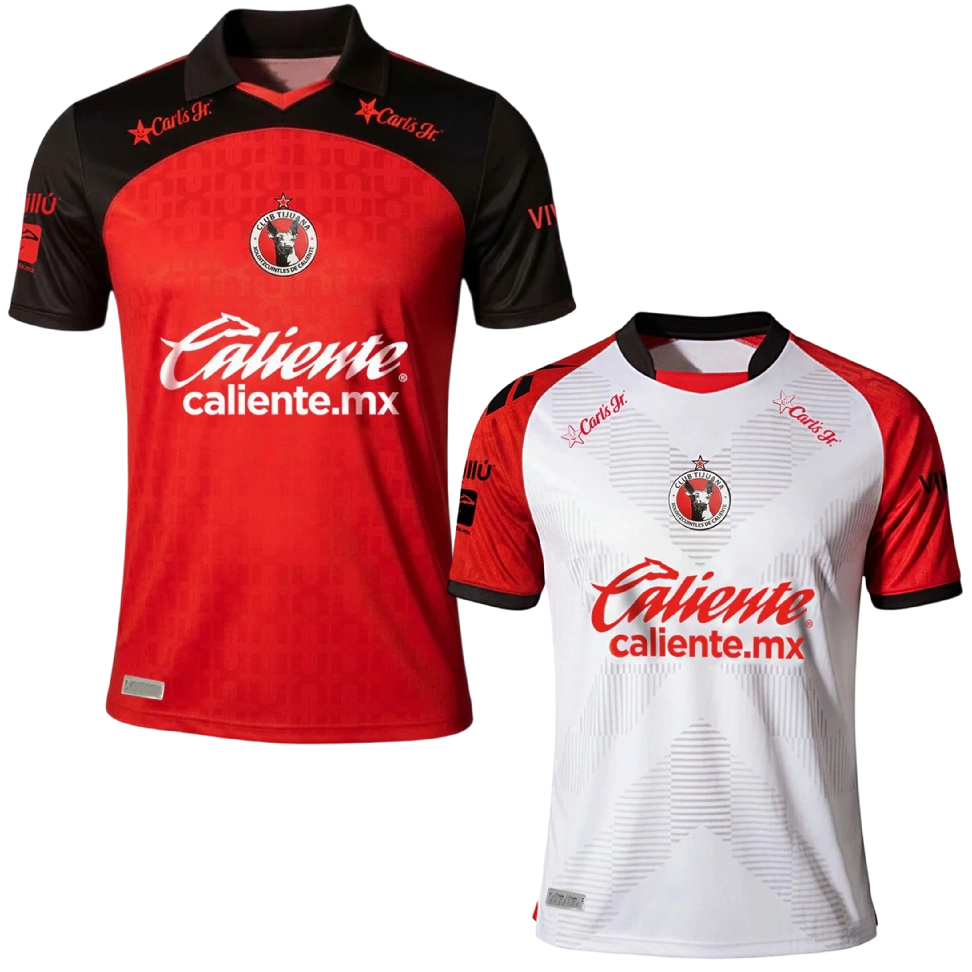 2026 2027 Tijuana De Xolos Home & Away Soccer Jerseys - 26 27 Featuring Players like Castaneda, Blanco, Nicholson