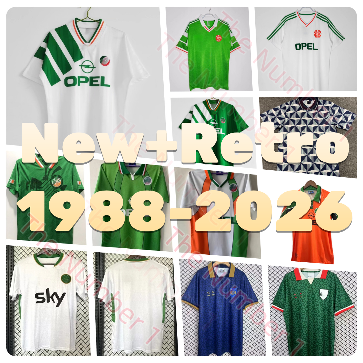 Ireland Soccer Jersey 2024 2026 National Team football shirts ParROTT Thailand quality 24 26 home tops soccer kit men sets 1990 1992 1994 1995 1996 2002 Classic Kits