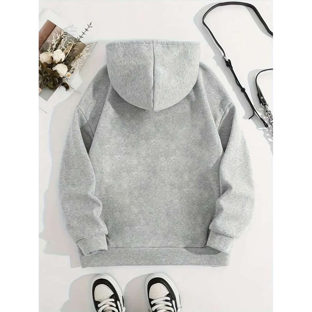 Fashion 2026 Autumn Fleece Thickened Sweatshirt With Kangaroo PocketHoodies Cheap Clothes For Women Graphic NYC Hoodie Dopamine Outfit Black Friday Sa