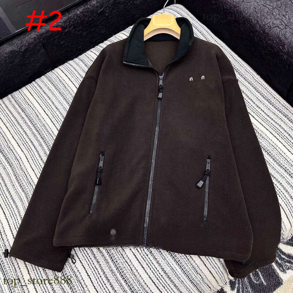 Miu Jacket Womens Jacket Designer Tech Fleece Women MM Jackets Fashion Draw Rope Black Men Winter Coat Pattern Muily Sweater Youth Fur Sport 3A8