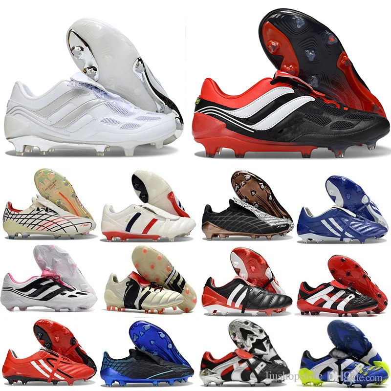 Predetor retro Precision Football Boots Stealth Victory Soccer Cleats Limited Edition F5O Spider F&F Edition Elite FG Men Origins Pack FG Football Cleats