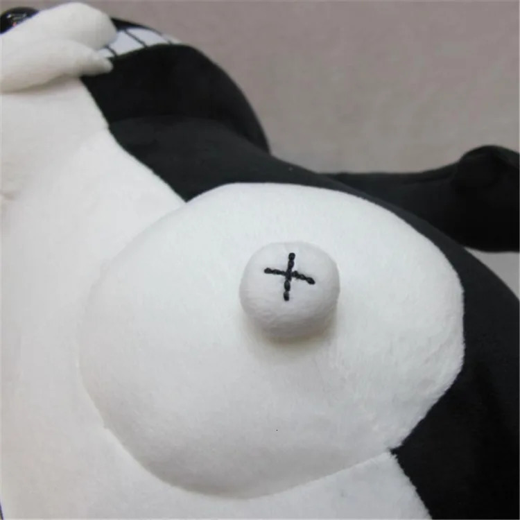 25cm Anime Dangan Ronpa Super Danganronpa 2 Monokuma BlackWhite Bear Plush Toy Bear Soft Stuffed Animal Dolls Toys 251216