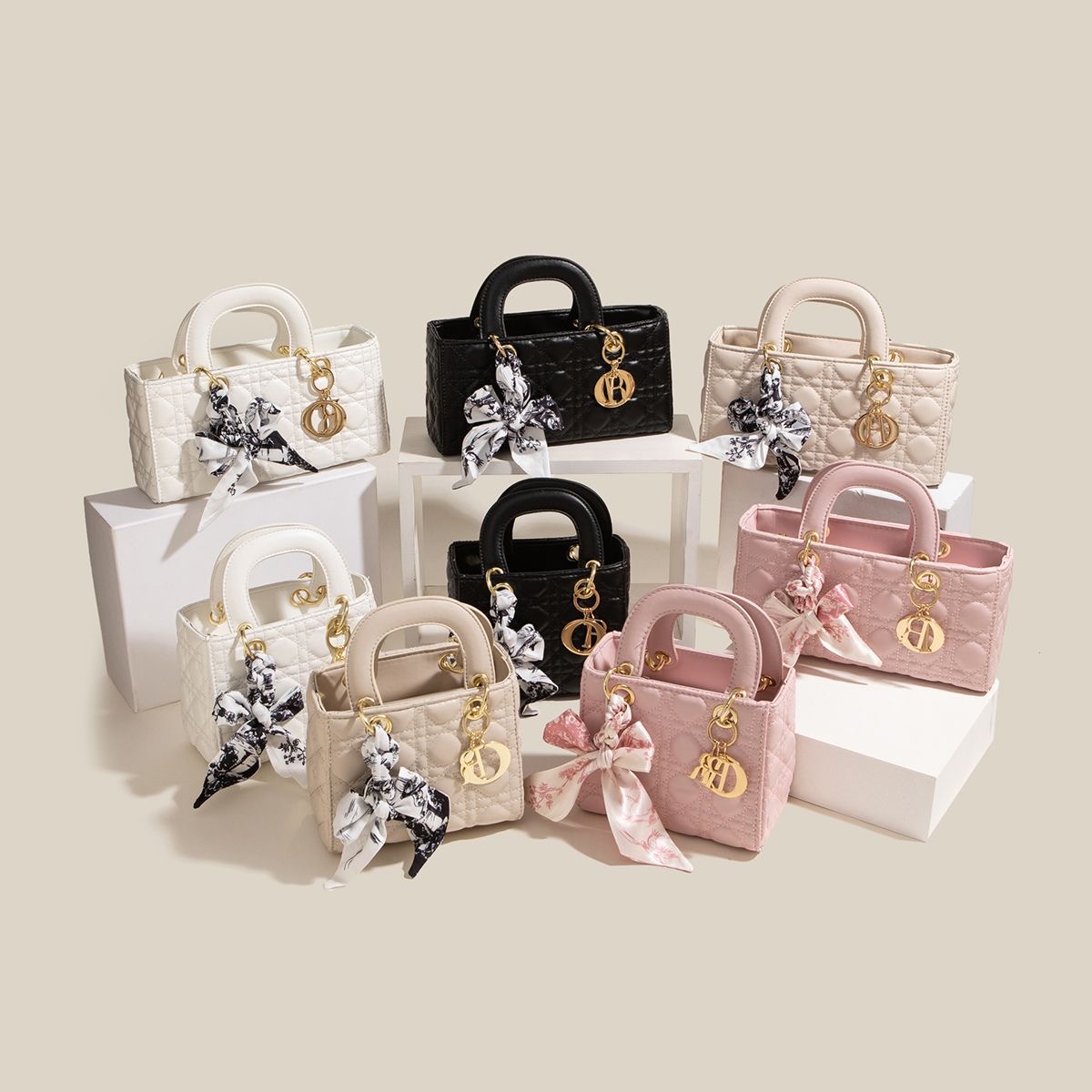 Women Fashionable Classic Handbag Contrast Color Vintage Pattern Shopping Women's Tote Bag Wide Shoulder Strap Crossbody Bag leather tote bag