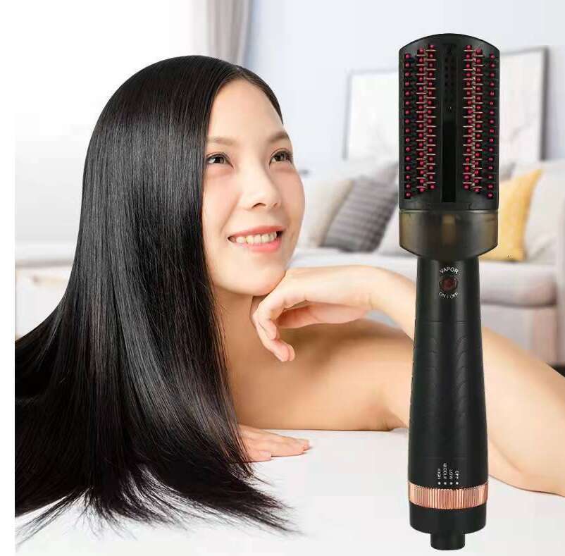 New Multifunctional Hot Air Comb Steam Spray Hair Dryer
