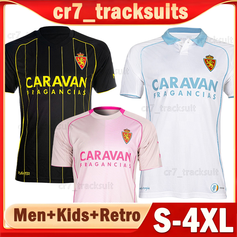 4XL 2025 26 Real Zaragoza Soccer Jerseys DANI GOMEZ M.SOBERON KODRO SEBAS MOYANO BAZDAR Men Uniforms 25 2026 BAKIS TONI MOYA FRANCHO Retro Football Shirts kids kits