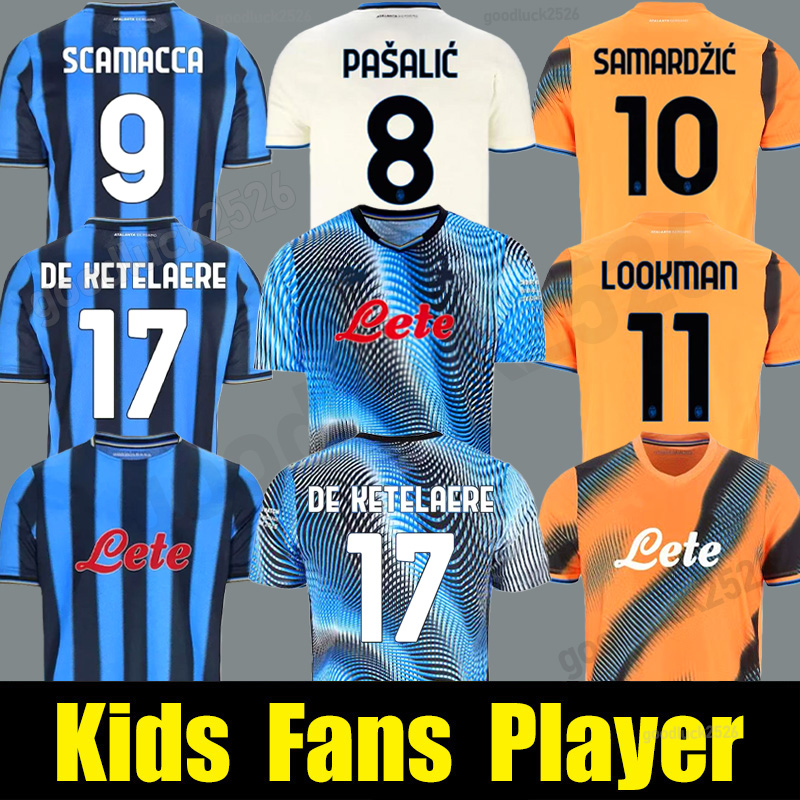 25 26 Atalanta B.C LOOKMAN DE KETELAERE Soccer Jerseys SCAMACCA KRSTOVIC 2025 2026 Special Maglia PASALIC SAMARDZIC KAMALDEEN ZALEWSKI football shirt Kit Uniforms